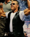 WWE Shawn Michaels Classic Vintage Black Leather Vest Right