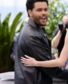 Weeknd The Idol Black Leather Jacket On Sale