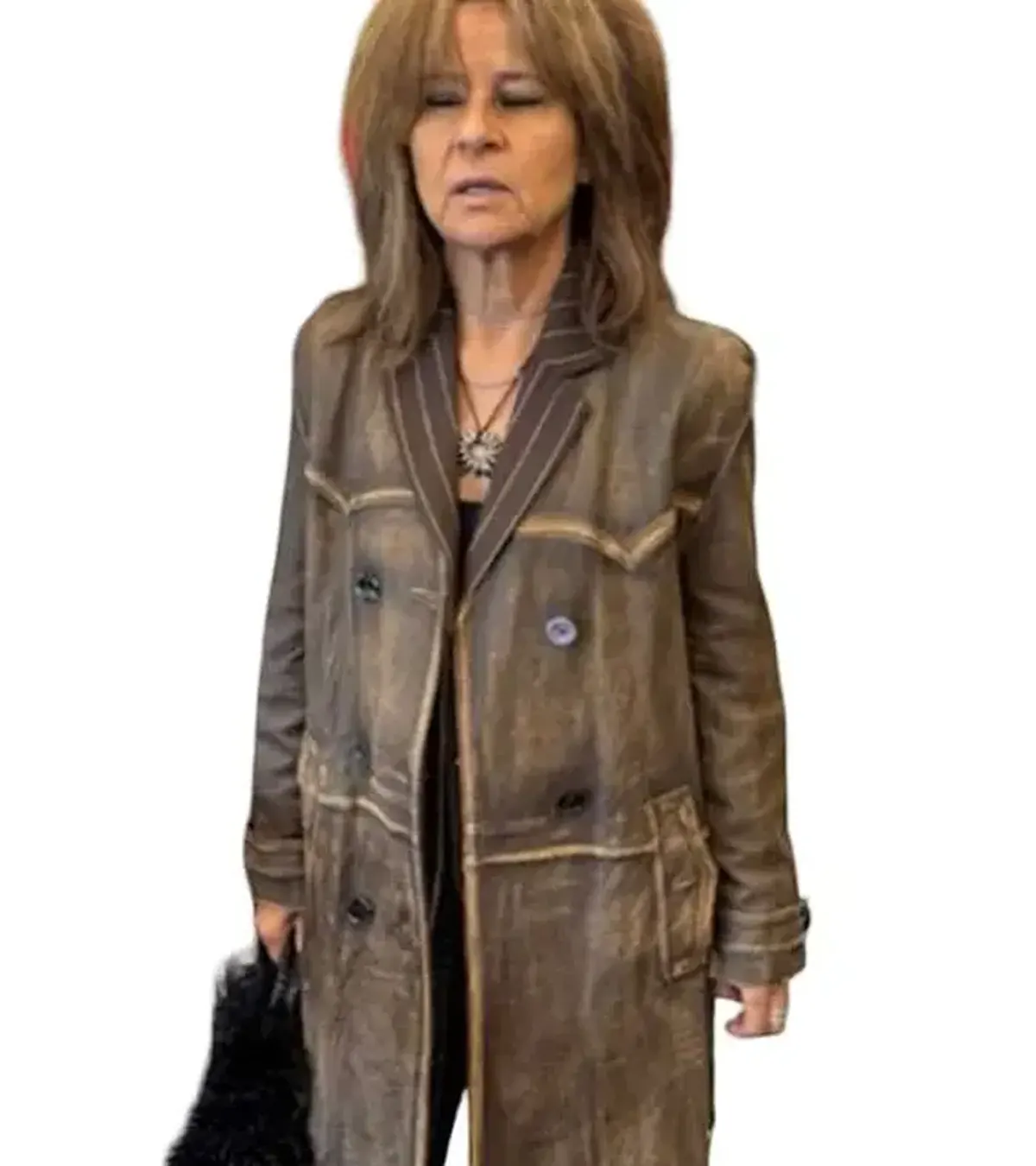 Zelda Southport Ted Lasso S04 Distressed Leather Coat