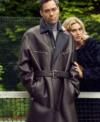 Alex Hassell Rivals S02 Leather Coat
