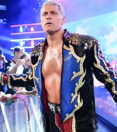 Announces Re-Signed Cody Rhodes Leather Coat