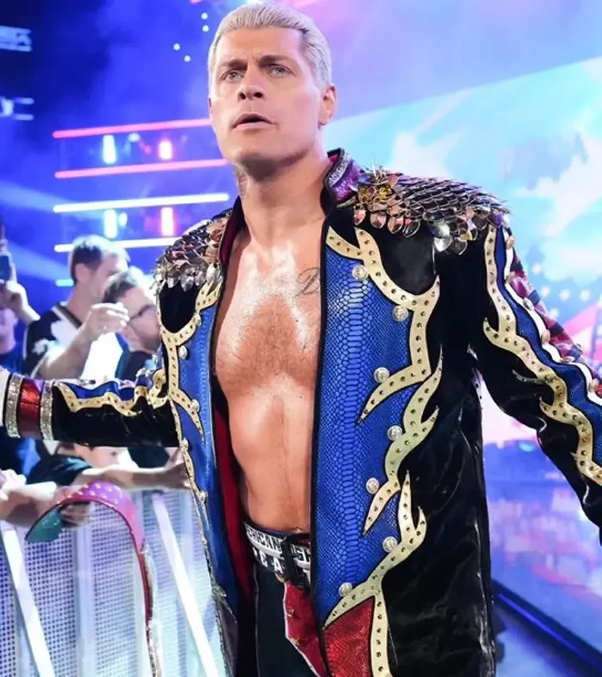 Announces Re-Signed Cody Rhodes Leather Coat
