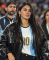 Argentina Team Antonela Roccuzzo Leather Jacket