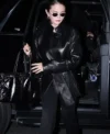 Birthday Party Selena Gomez Black Leather Jacket