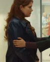 Buy Amy Adams Movie Klara and the Sun 2026 Chrissy Black Leather Trench Coat