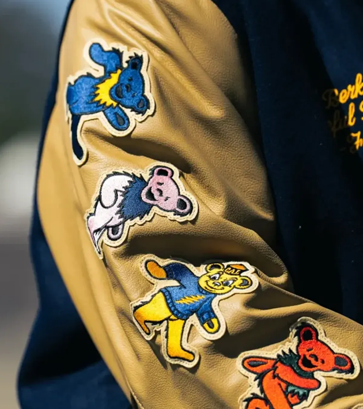 Buy Cal Athletics x Grateful Bears Letterman Varsity Jacket
