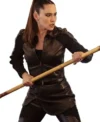 Buy Christina Chong TV Seeries Star Trek Strange New Worlds 2026 La’an Noonien-Singh Black Leather Jacket