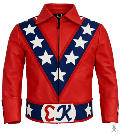 Evel Knievel Red Leather Suit