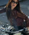 Buy Jade Picon Paris Fashion Week SS27 Brown Leather Jacket