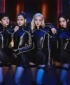 Buy K-Pop Blackpink Jump Black Leather Jacket