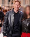 Buy Louis Vuitton show Paris 2026 Kevin De Bruyne Black Leather Jacket On Sale