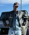 Buy Mateo Merry Balenciaga Automobili Lamborghini Black Leather Biker Jacket On Sale