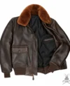 Buy Mens Brown G1 US Navy Real Leather Flight Bomber Jacket