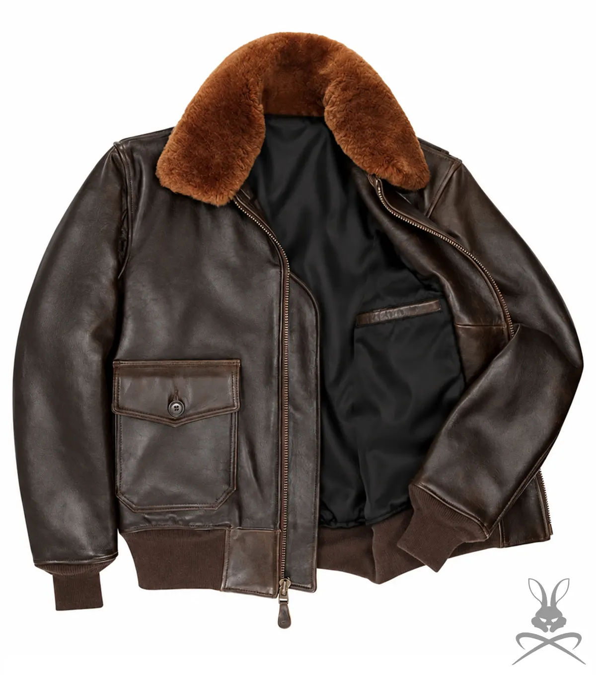 Buy Mens Brown G1 US Navy Real Leather Flight Bomber Jacket
