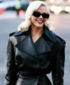 Buy NYC Fashion Show 2026 Hayes Warner Black Leather Jacket