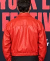Buy New York City Film Festival 2026 Andrew Scott Red Leather Jacket
