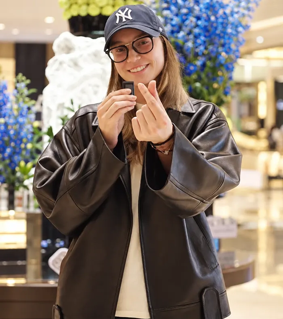 Buy Ningbo Open Elena Rybakina Black Leather Jacket On Sale