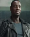 Buy Omar Sy TV Series 2023 Assane Diop Black Real Leather Jacket On Sale
