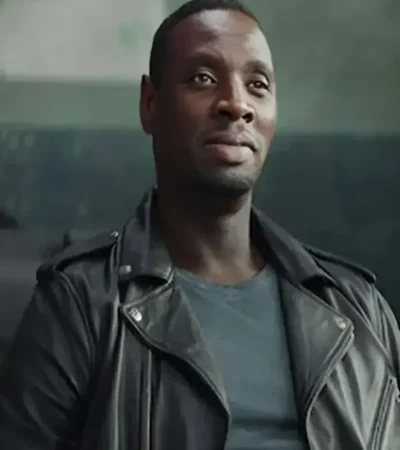 Buy Omar Sy TV Series 2023 Assane Diop Black Real Leather Jacket On Sale