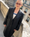 Buy Paris Fashion Week 2026 Amelia Dimoldenberg Black Leather Coat