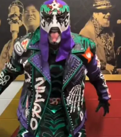 Buy Penta El Zero Miedo WWE Money in the Bank 2026 Costume Leather Jacket On Sale