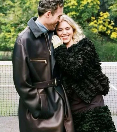 Buy Rupert Campbell Black Rivals 2026 Alex Hassell Black Leather Coat