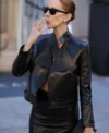 Buy TOM FORD x Haider Ackermann Céline Dion Black Leather Jacket