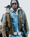 Buy Team Cleveland Browns Grant Delpit Leather Jacket On Sale