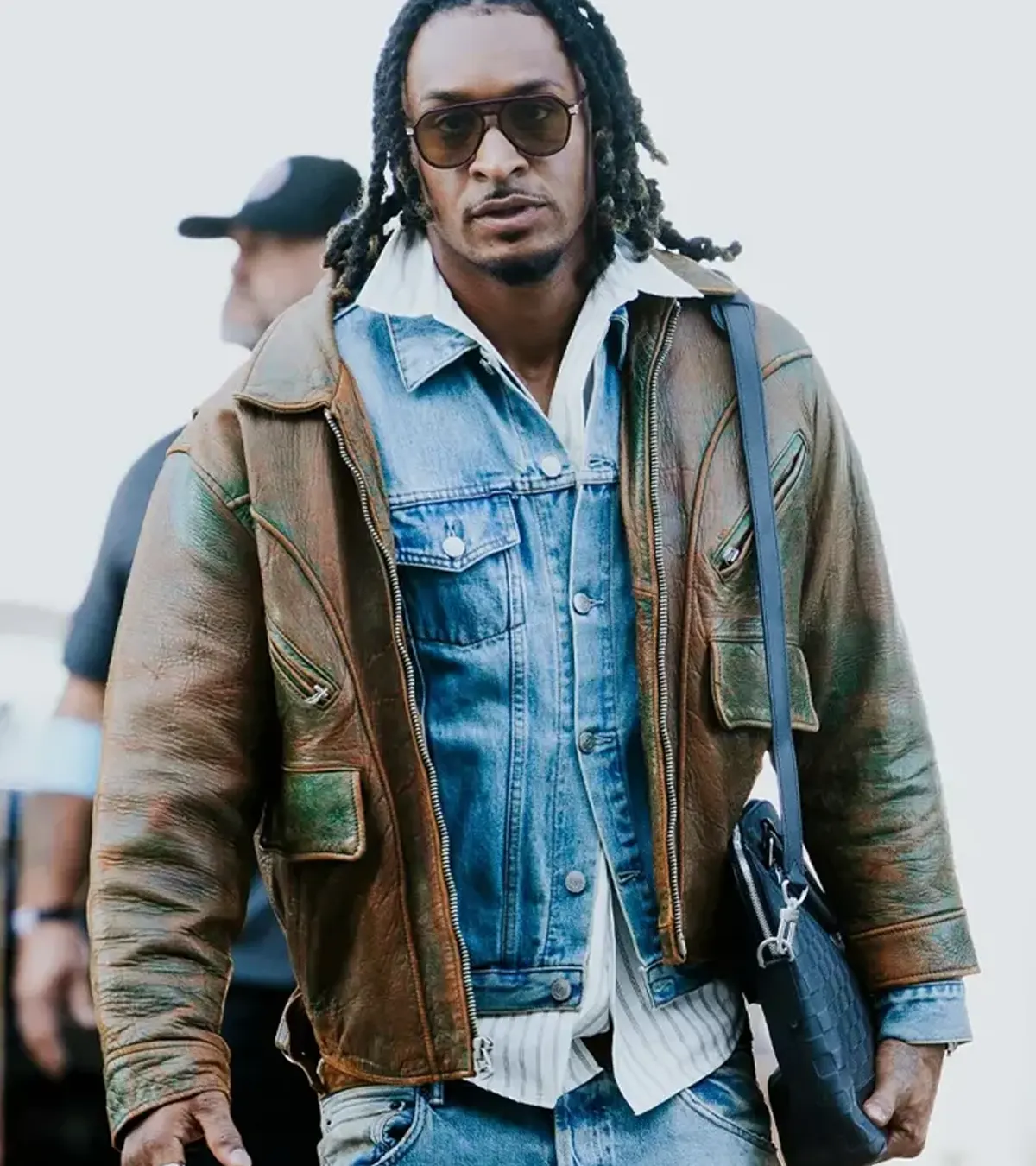 Buy Team Cleveland Browns Grant Delpit Leather Jacket On Sale