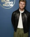 Buy The Tonight Show Starring Jimmy Fallon Alex Warren Black Leather Jacket On Sale