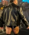 Buy WWE Money In The Bank 2026 Bronson Reed Black Leather Biker Jacket On Sale