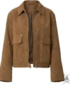 Buy Womens Annabelle Oversized Suede Leather Jacket