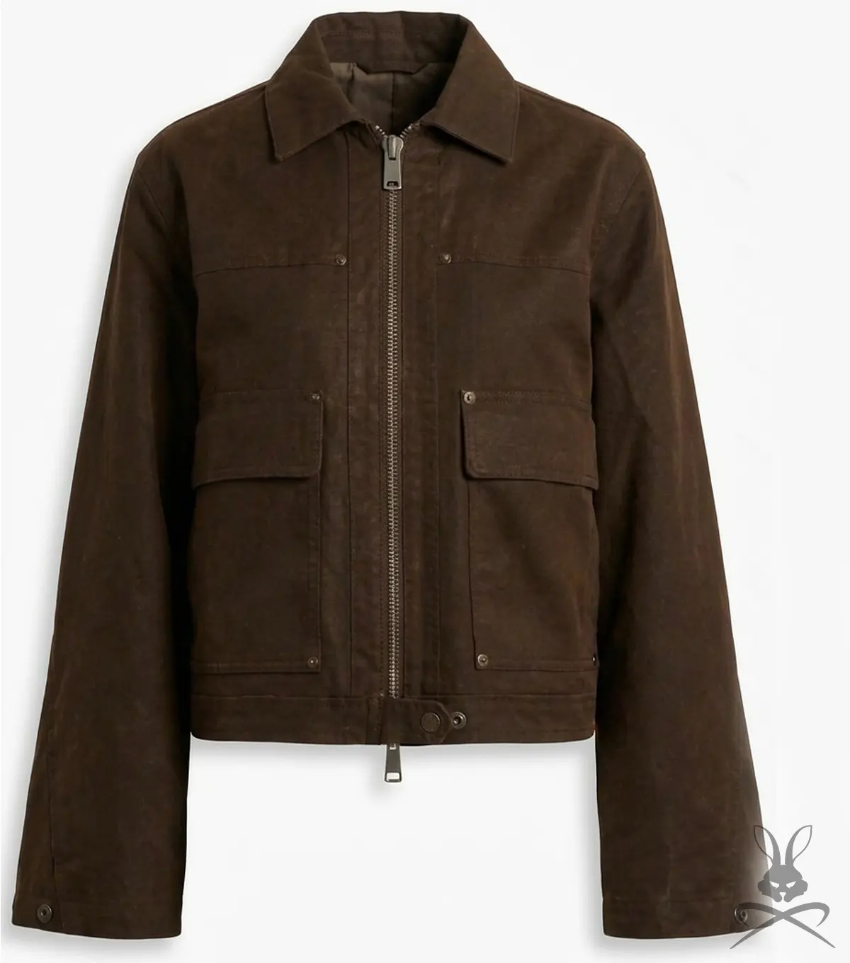 Buy Womens Cropped Suede Leather Jacket