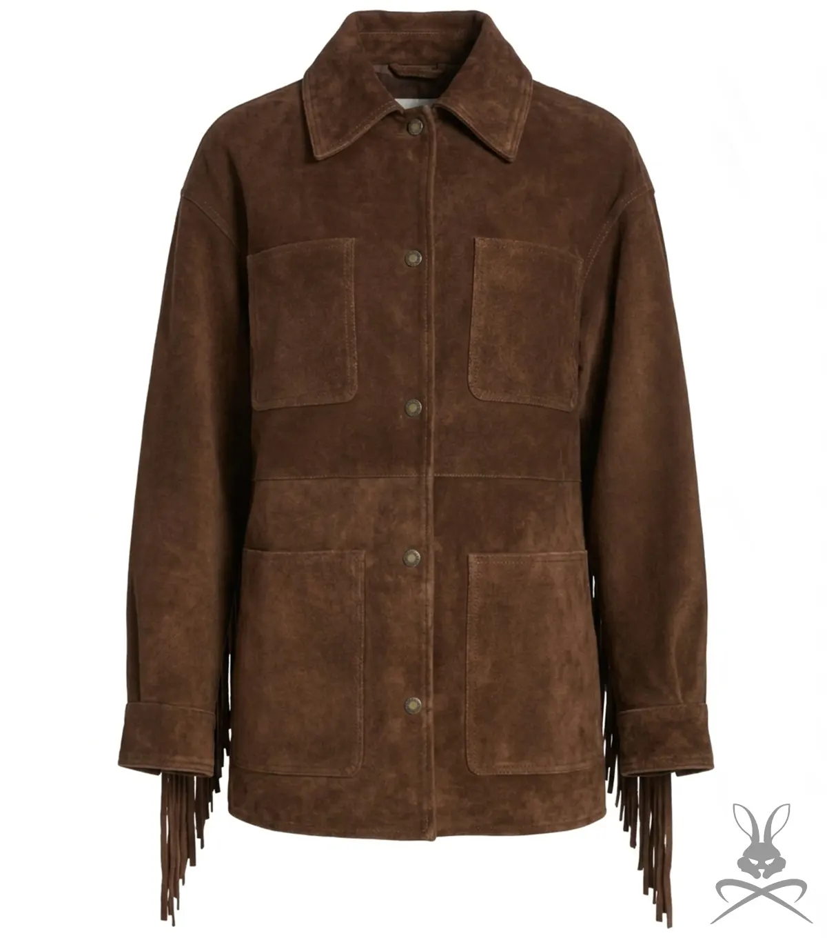 Buy Womens Fringe Real Suede Leather Jacket