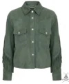 Buy Womens Suede Leather Jacket with Western Fringe