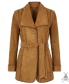Buy Womens Suede Leather Western Jacket