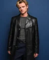 Clayface Promote 2026 Tom Rhys Harrie Leather Coat