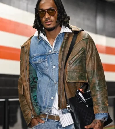 Cleveland Browns Grant Delpit Leather Jacket