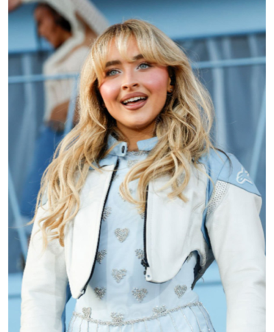 Coachella Sabrina Carpenter Leather Jacket