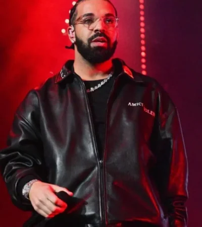 Drake Amici Violente Leather Jacket