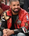 Drake Farewell Mamba Red and Black Leather Jacket On Sale