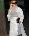 Fashion Week Caroline Daur Leather Coat