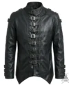 Halloween Black Leather Jacket