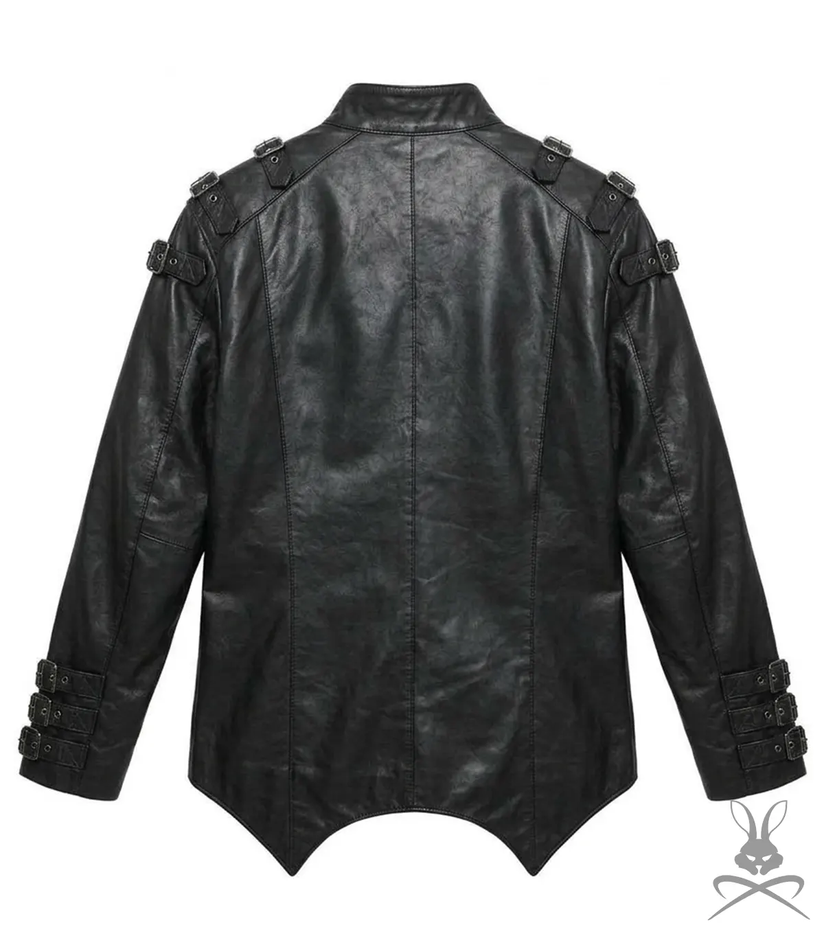 Halloween Black Leather Jacket back