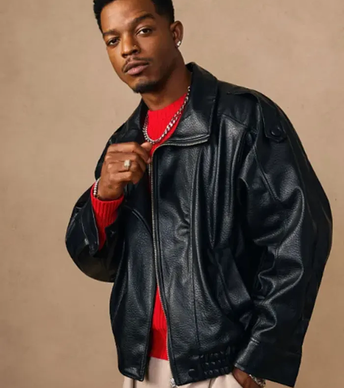 I Play Rocky Stephan James Leather Jacket