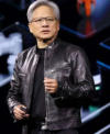 Jensen Huang Black Leather Jacket