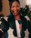Laya DeLeon Hayes The Equalizer S05 Leather Jacket