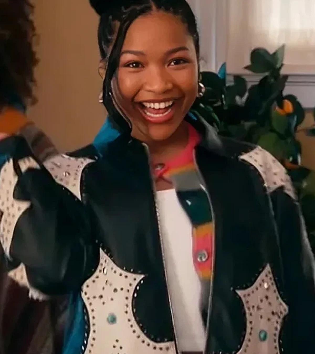 Laya DeLeon Hayes The Equalizer S05 Leather Jacket