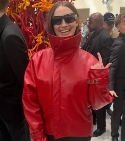 Lola Tung Paris FW SS27 Leather Jacket