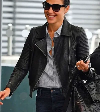 London Heathrow Airport 2026 Gal Gadot Jacket
